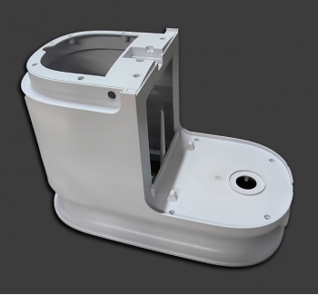 Injection mold for ABS housing of household appliances